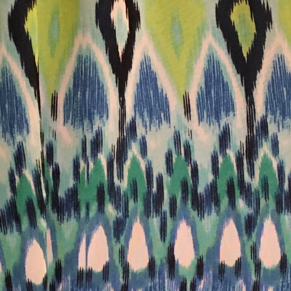 Francesca’s Blue and Green Multi Sundress - Picture 3 of 3